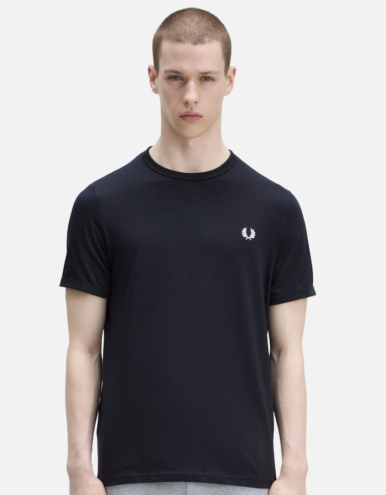 Ringer T-Shirt Navy