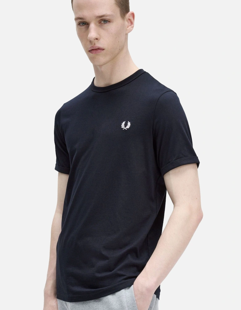Ringer T-Shirt Navy