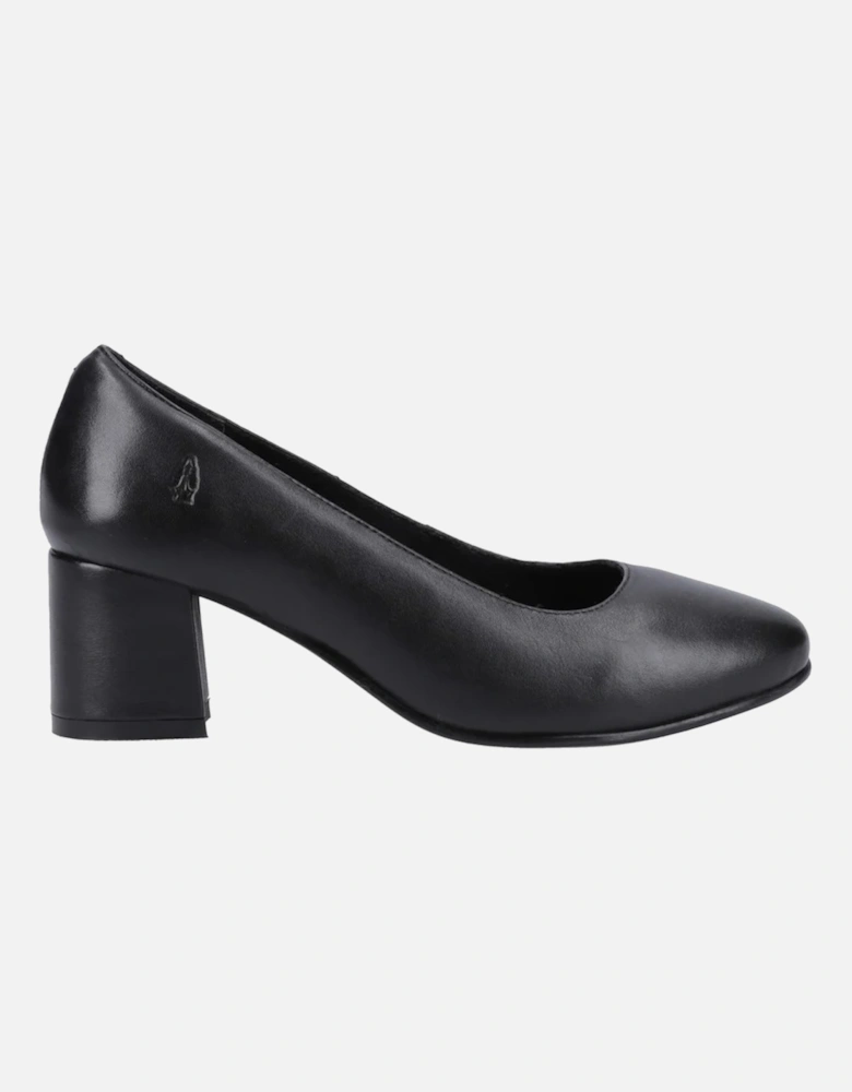 Womens/Ladies Anna Leather Wide Court Shoes