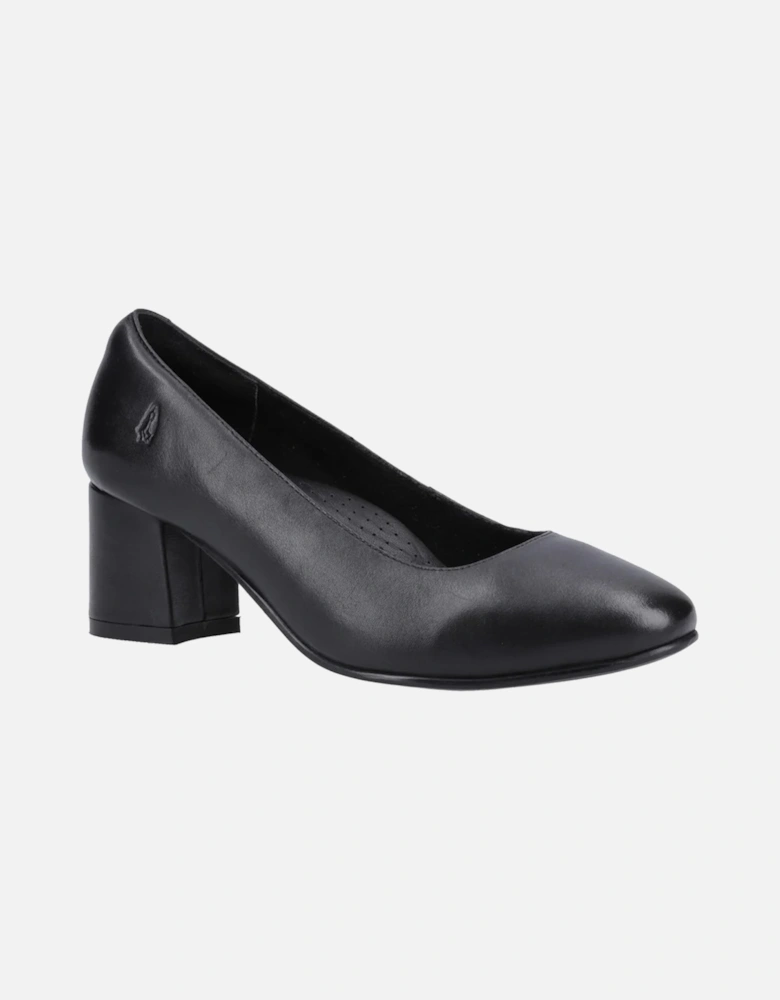Womens/Ladies Anna Leather Wide Court Shoes