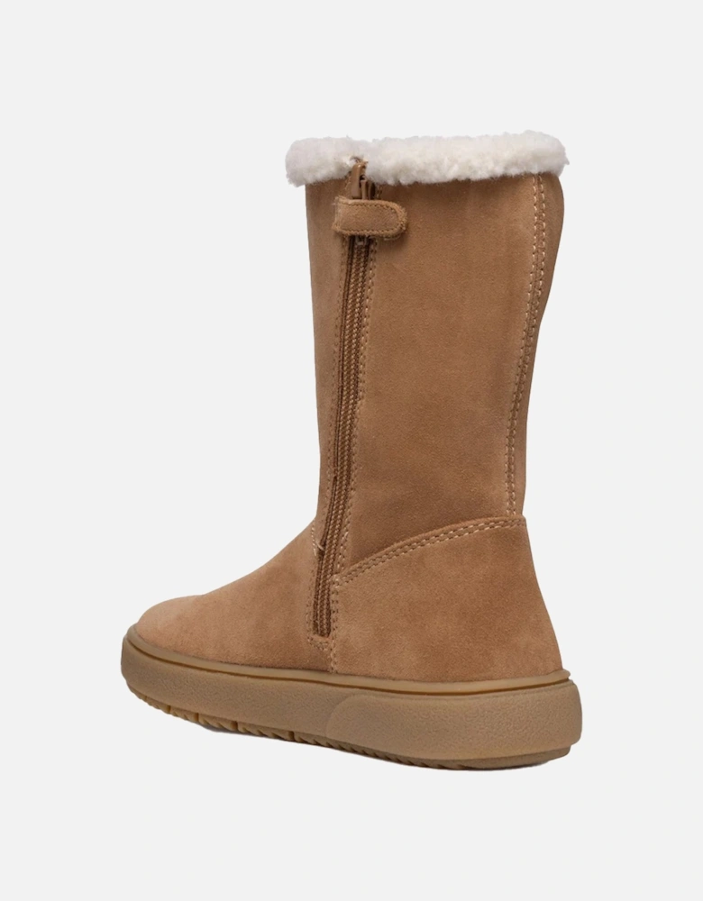 Womens/Ladies J Theleven Suede Waterproof Calf Boots