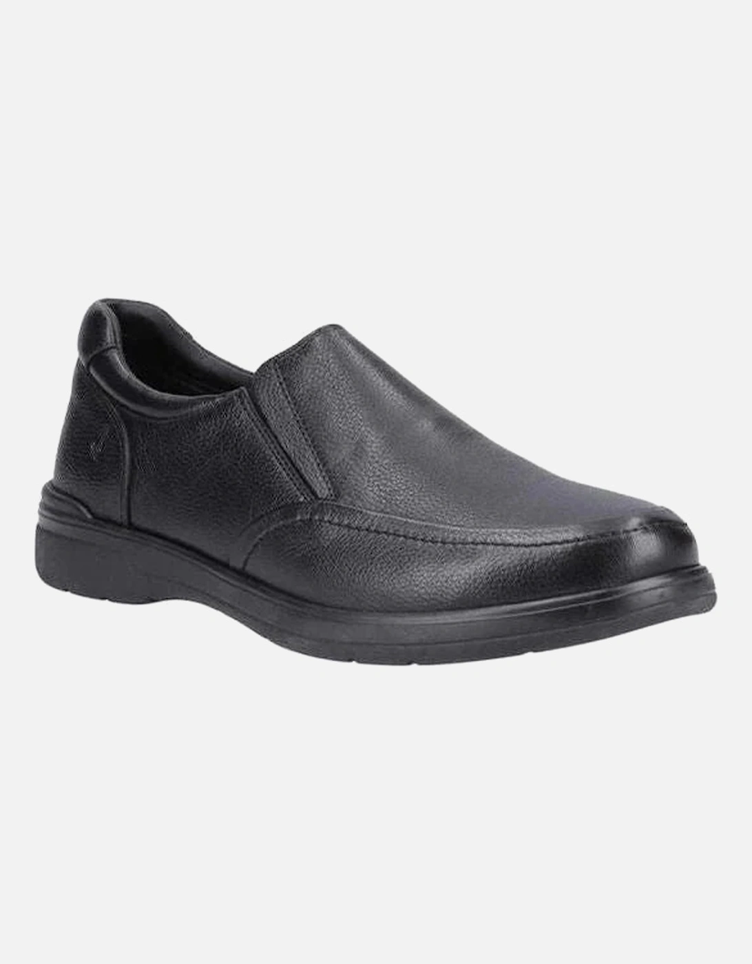 Mens Matthew Leather Slip-on Loafers, 6 of 5