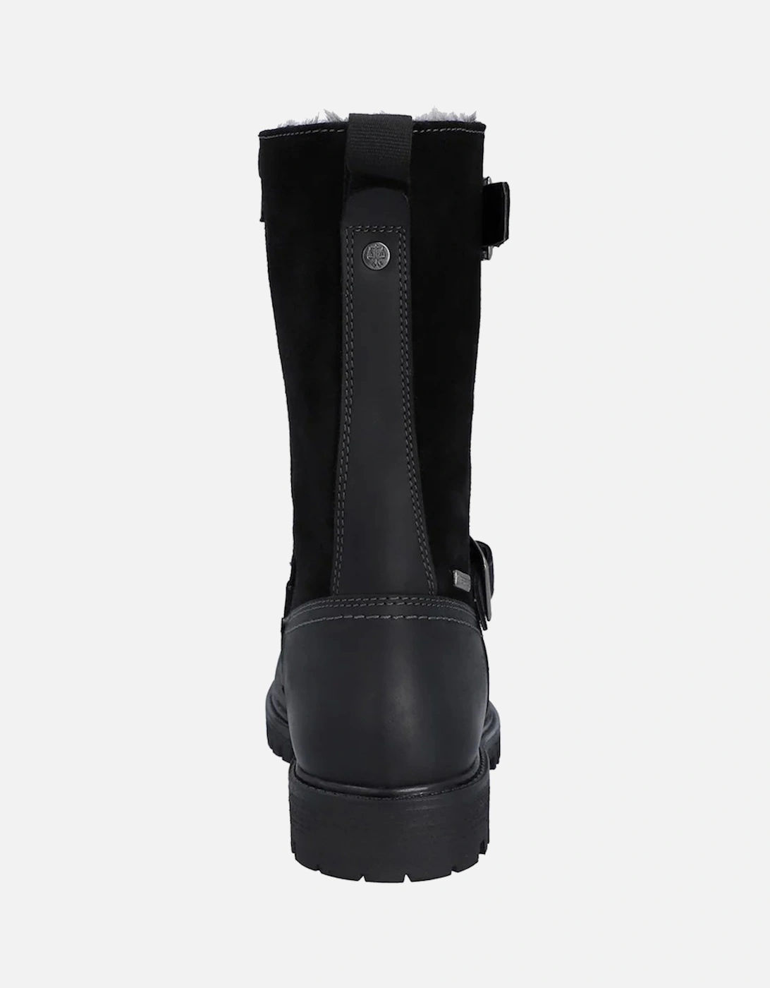 Womens/Ladies Ness Full Grain Leather Biker Boots