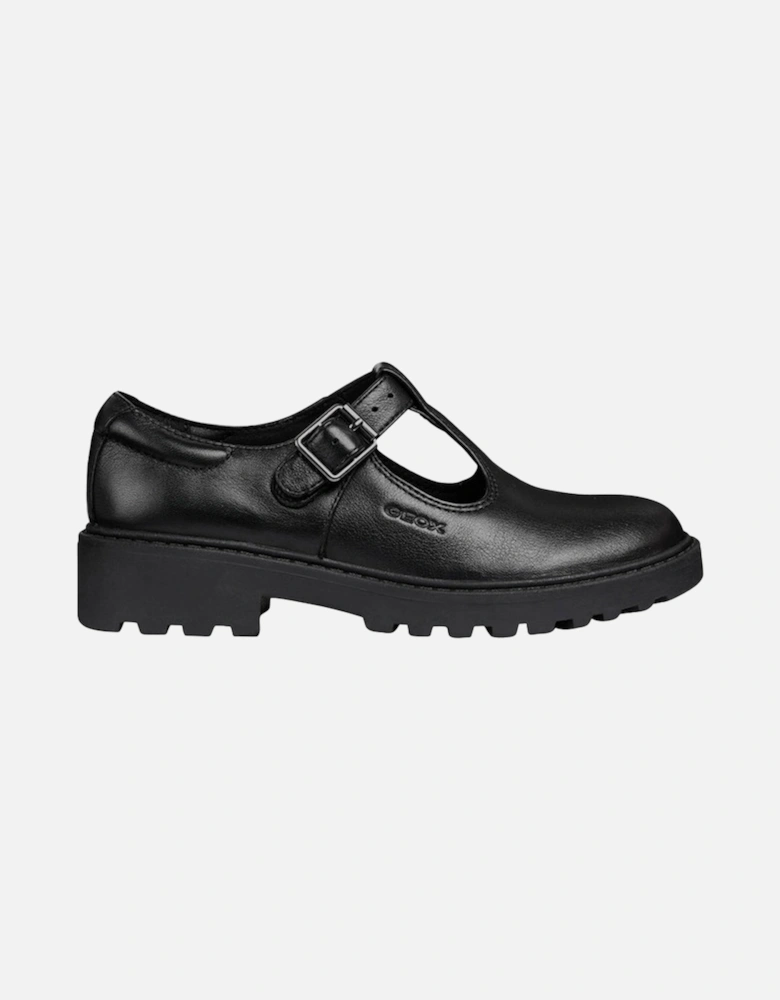 Childrens/Kids J Casey G E Leather School Shoes
