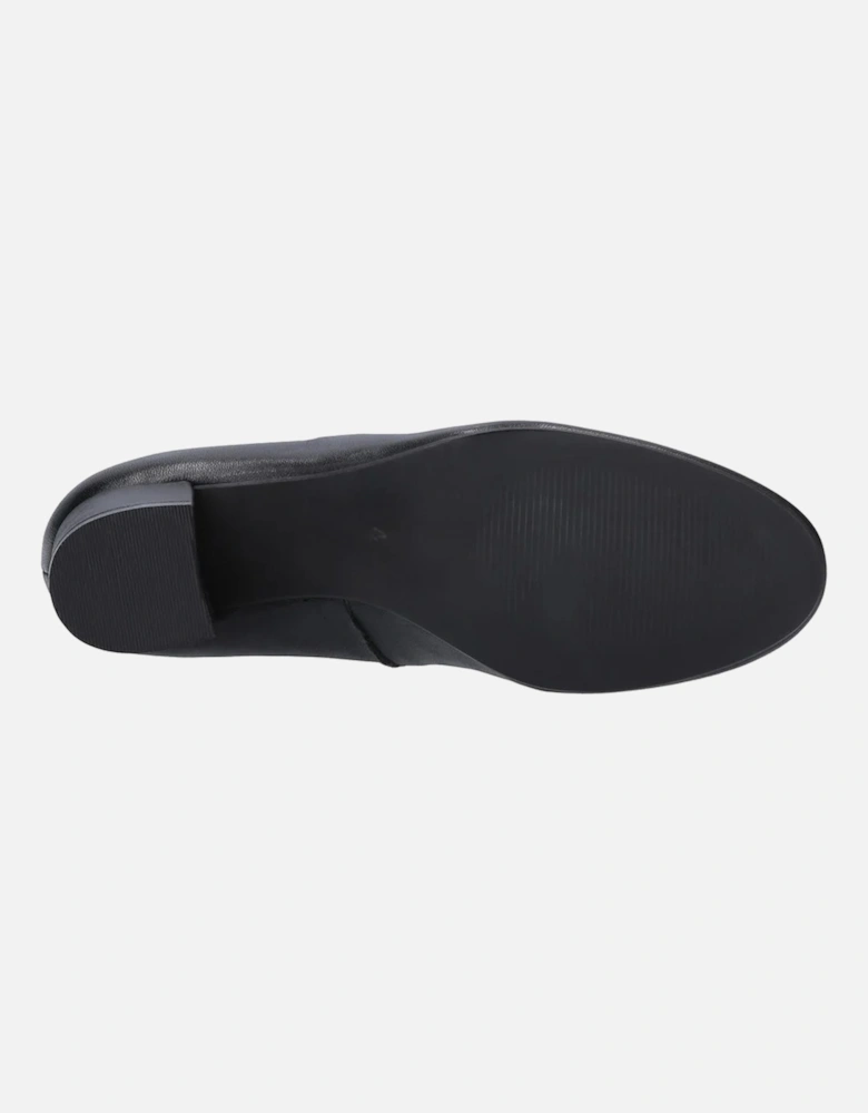 Womens/Ladies Anna Leather Wide Court Shoes