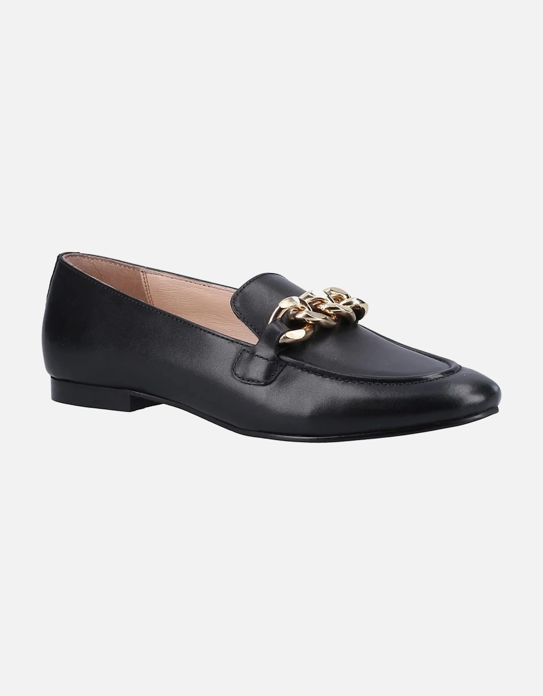 Womens/Ladies Harper Chain Leather Loafers, 5 of 4