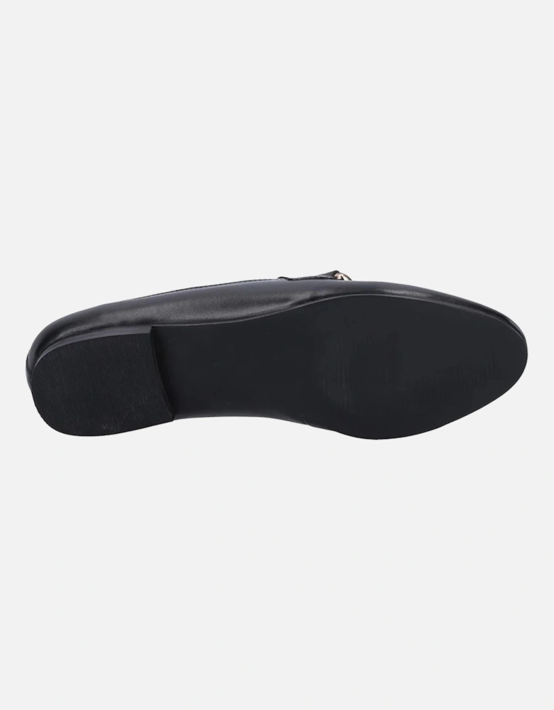Womens/Ladies Harper Chain Leather Loafers