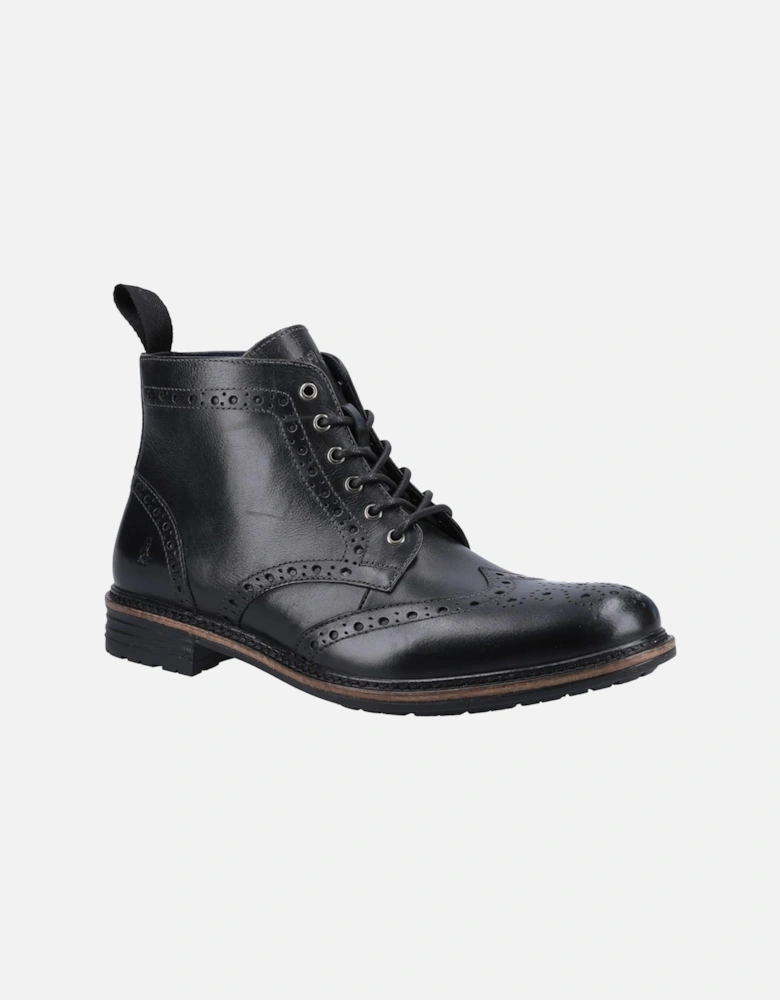 Mens Joshua Leather Ankle Boots