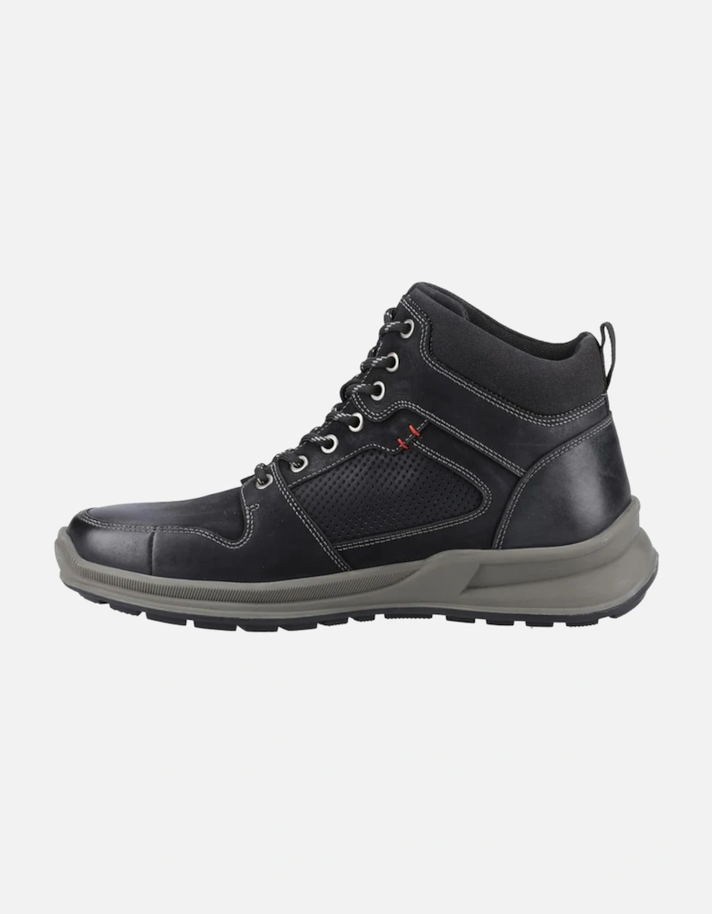 Mens Arnie Leather Ankle Boots