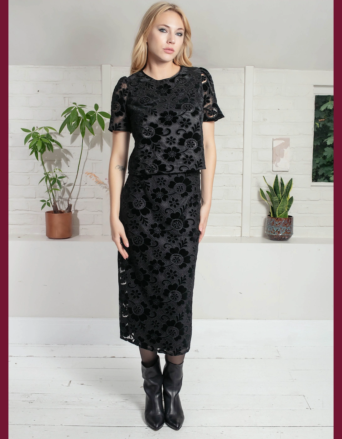 Nicole Skirt in Black, 8 of 7