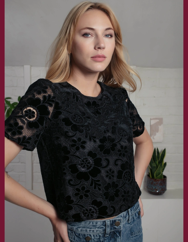 Corinne Lace Top