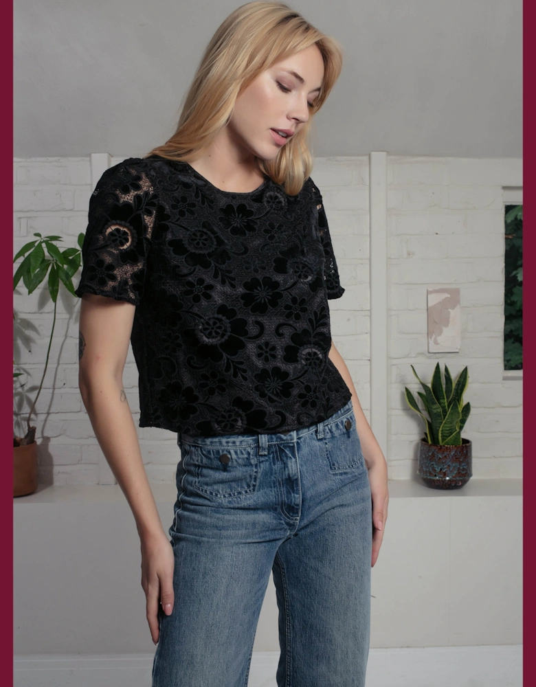 Corinne Lace Top
