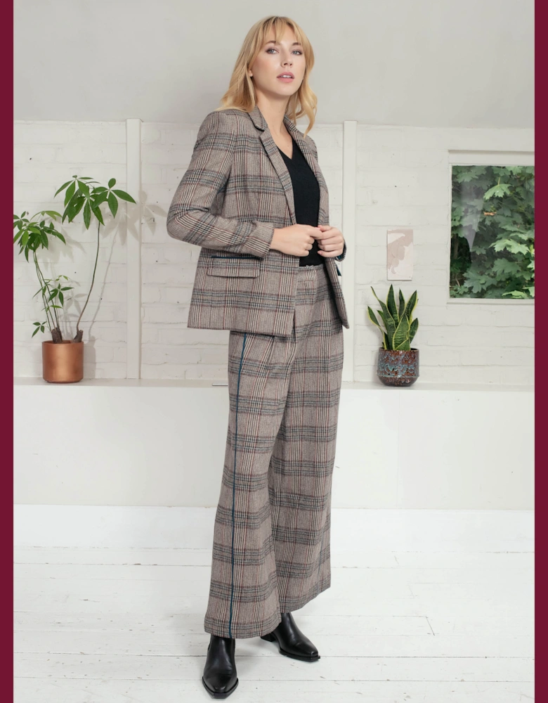 Michaela Check Blazer