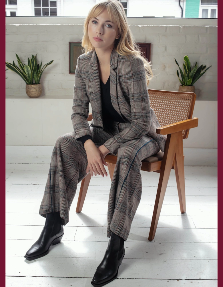 Michaela Check Blazer
