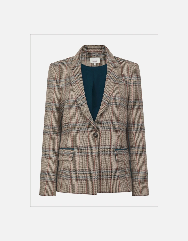 Michaela Check Blazer