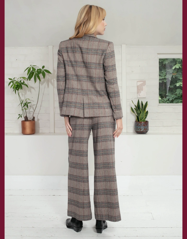 Michaela Check Blazer