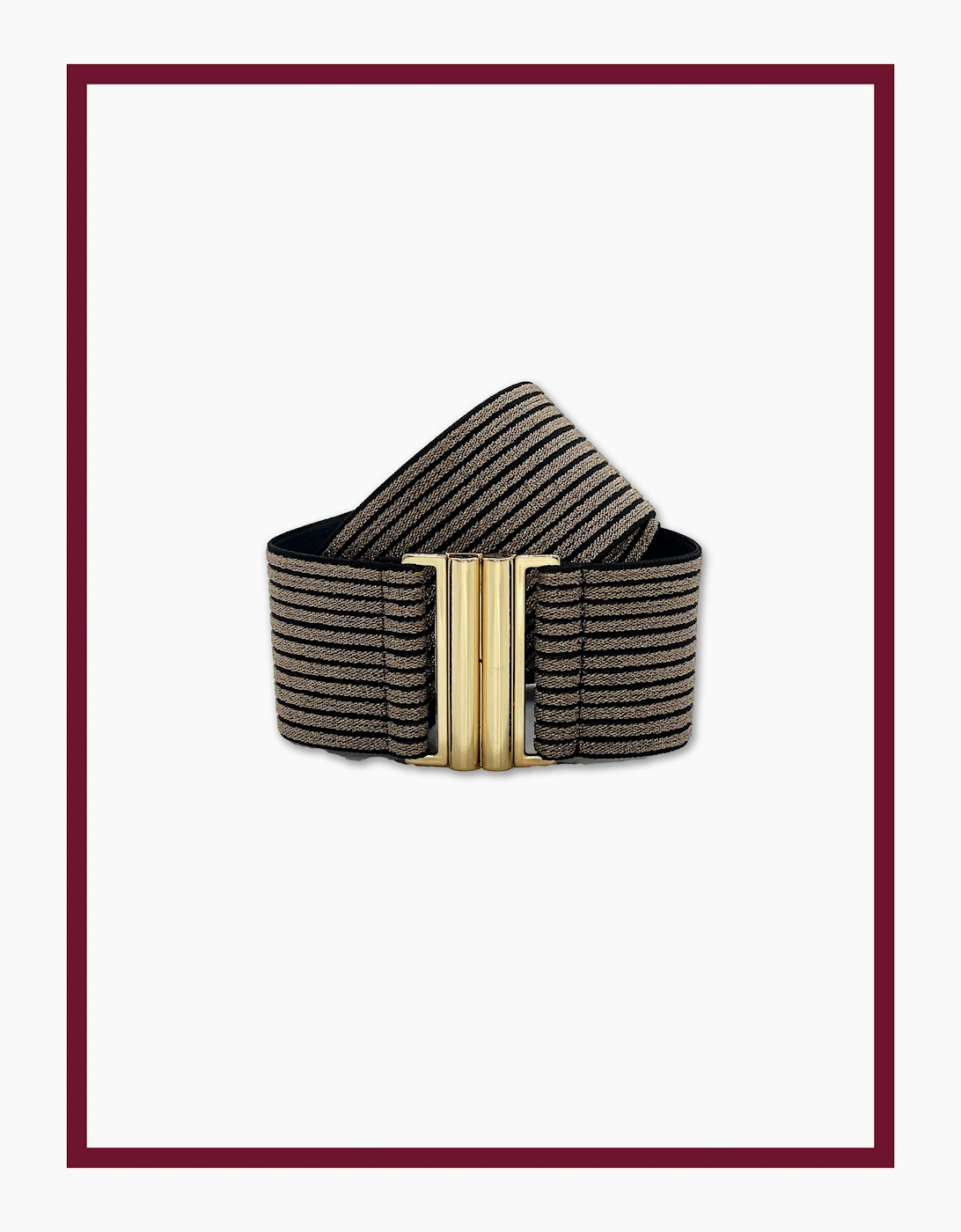 Nooki Design Women's Swift Elastic Belt - Gold - Size, Sm
