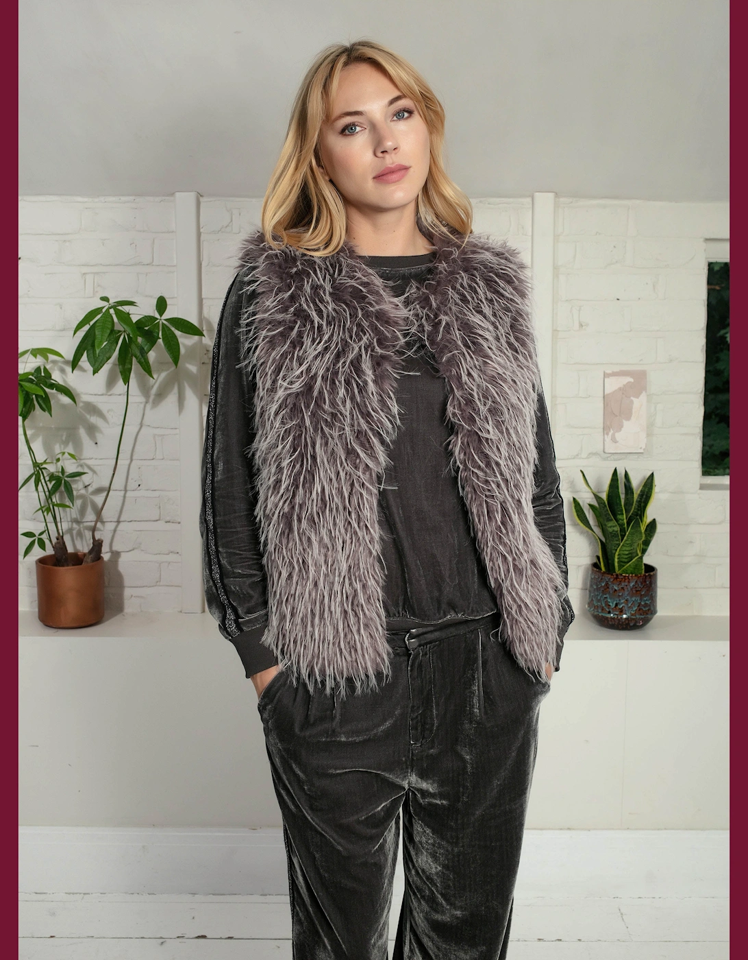 Scandi Gilet In Grey, 8 of 7