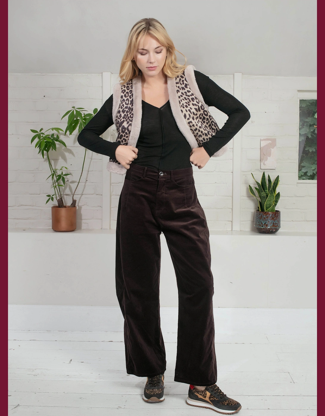 Arnica Leopard Gilet
