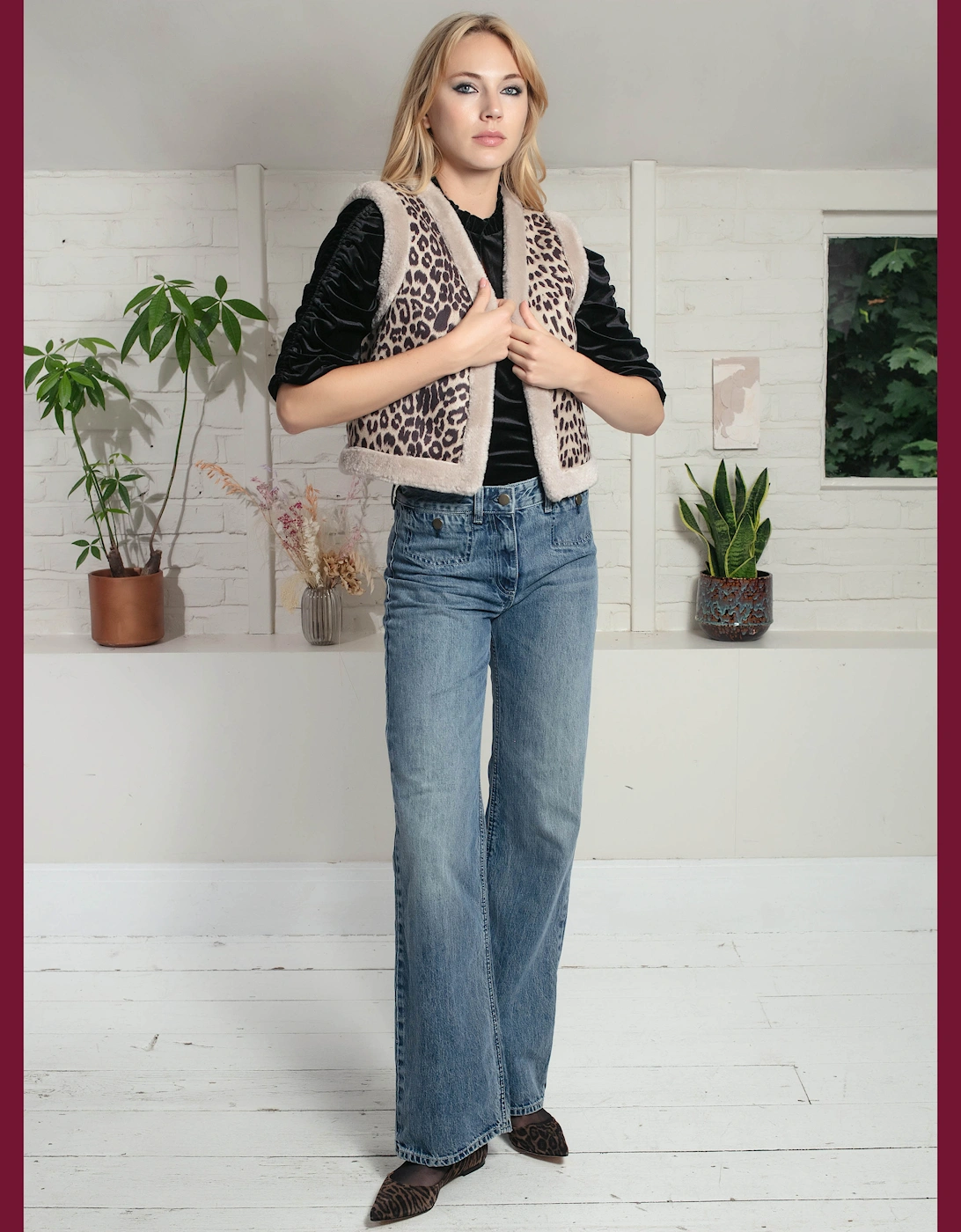 Arnica Leopard Gilet