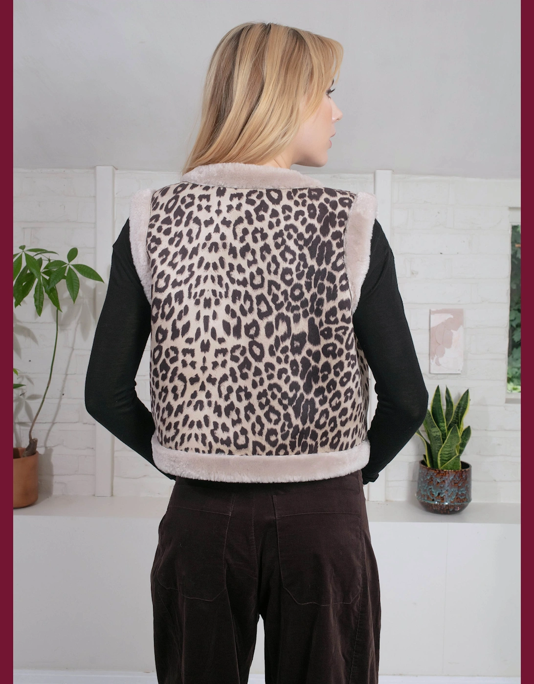Arnica Leopard Gilet