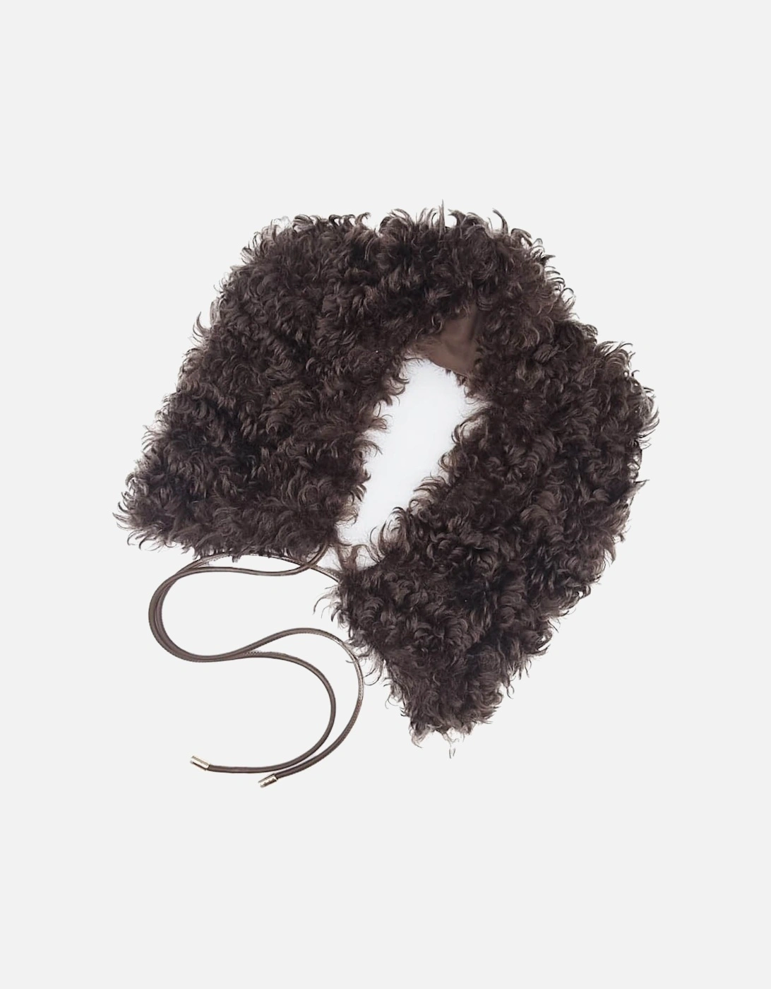 Klara Fur Collar In Chocolate