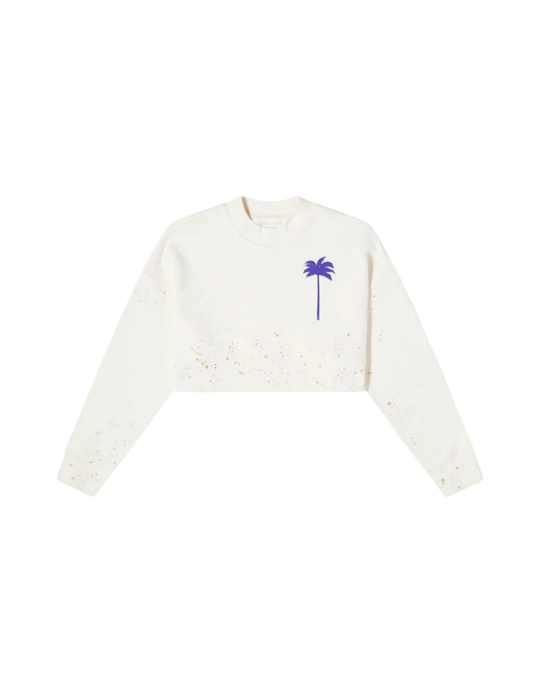 Pxp Painted Cropped Crewneck Butter