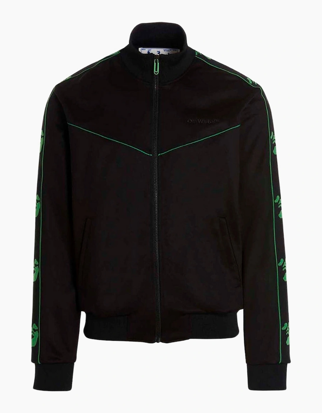 Off-White Men's Off-White Ow Face Band Slim Tracktop Black