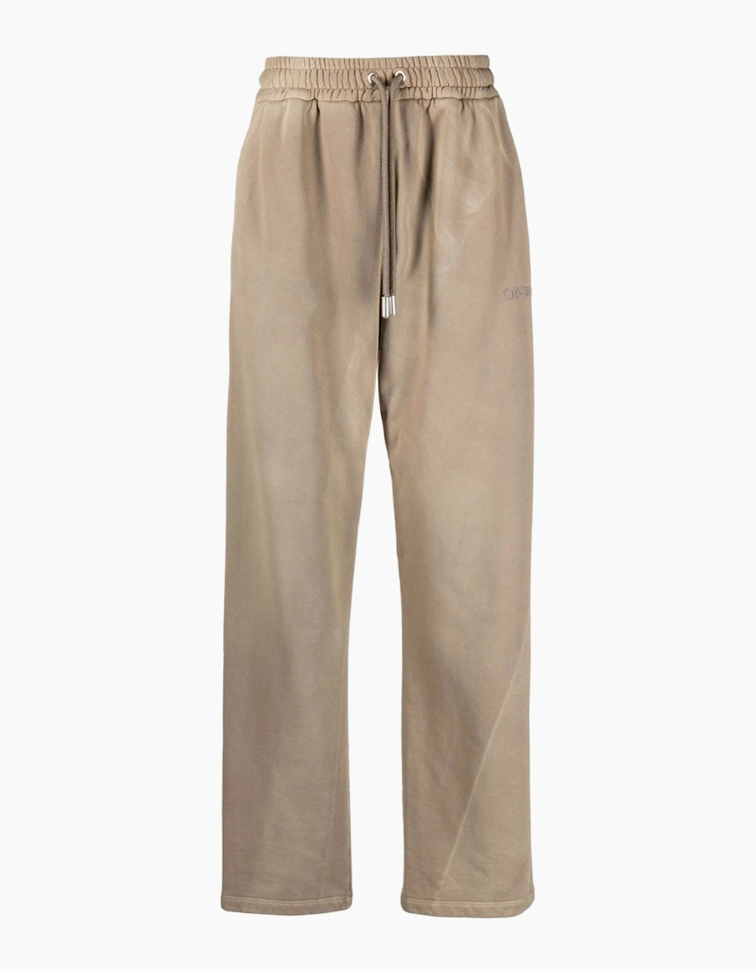 Off-White Men's Tan Laundry Sweatpants Beige - Size: 32/30/31/Regular/36