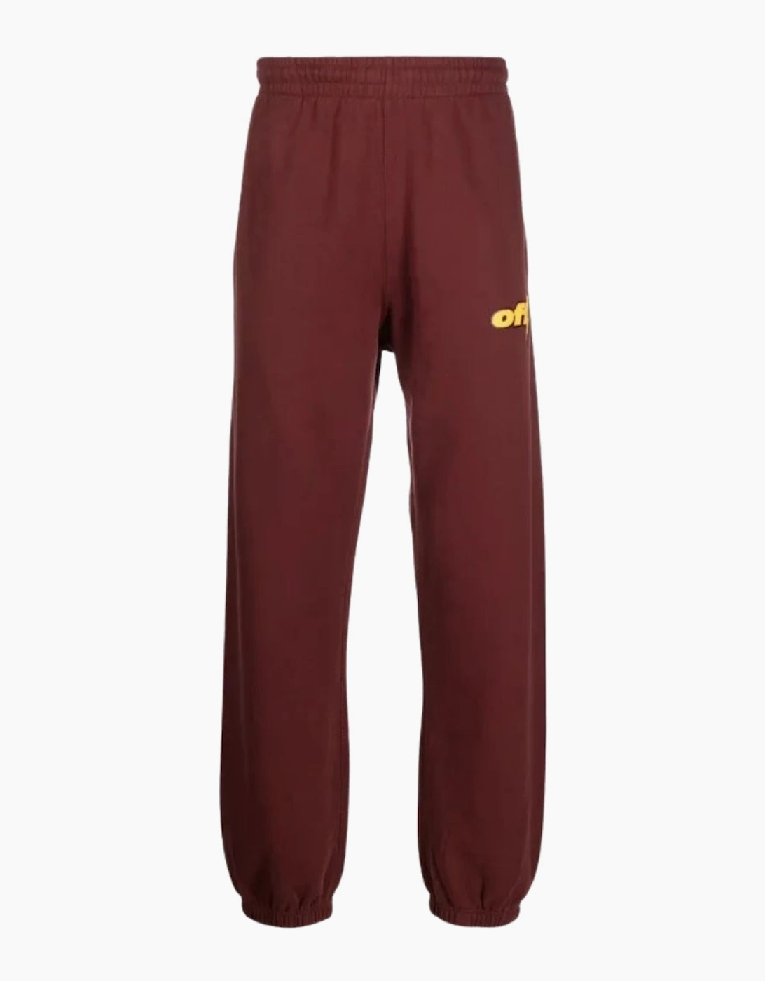 Off-White Men's Red Thunder Stable Slim Sweatpants Barolo - Size: 32/30/31/Regular/36