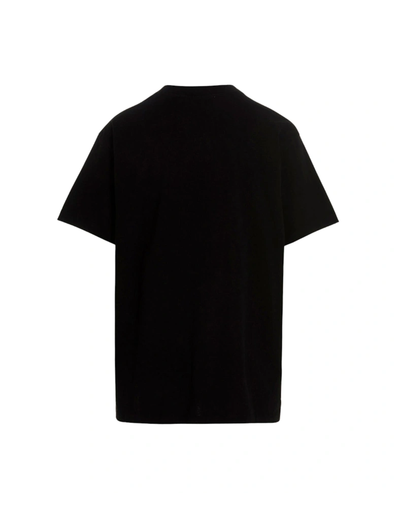 Spiral Opposite Over Short Sleeve Tee Black