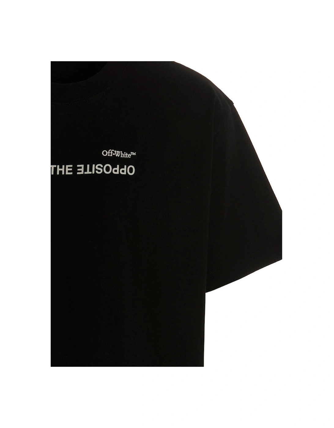 Spiral Opposite Over Short Sleeve Tee Black