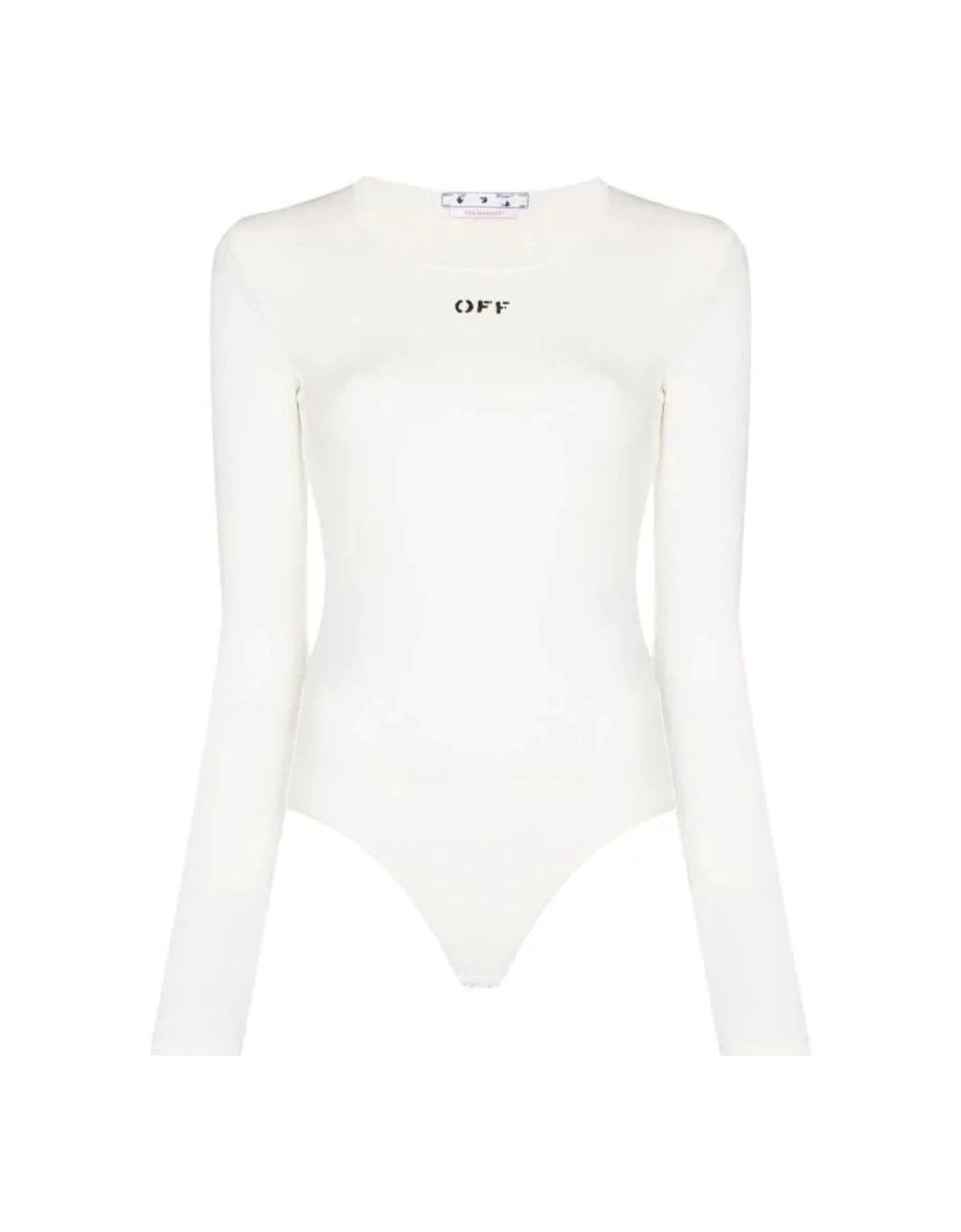 Off Stamp Ribbed L/S Body White, 5 of 4