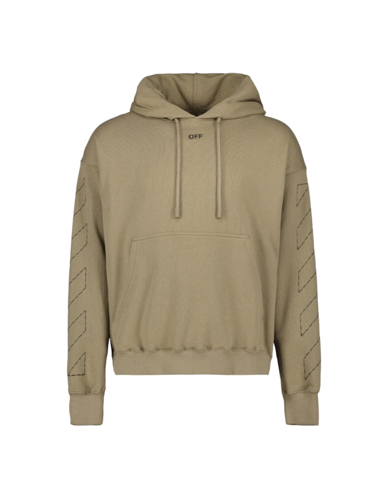 Off Stitch Skate Hoodie Beige