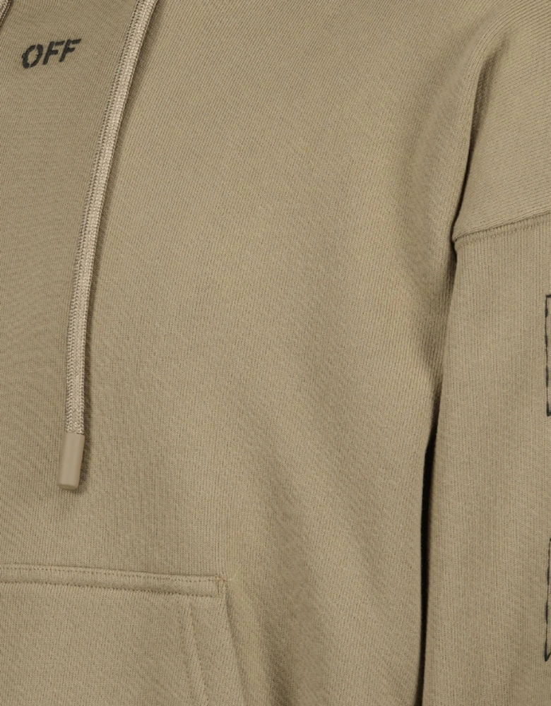 Off Stitch Skate Hoodie Beige