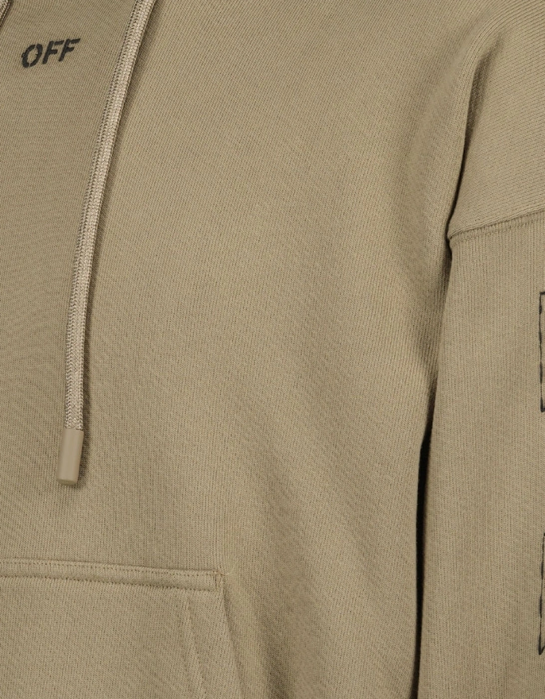 Off Stitch Skate Hoodie Beige