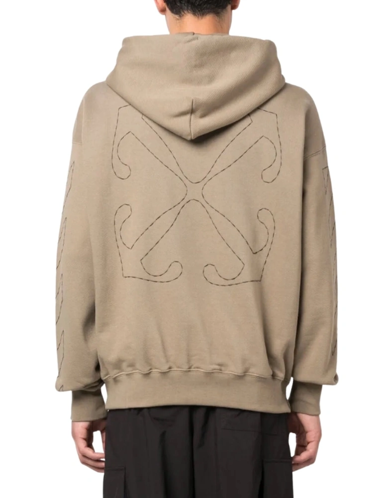 Off Stitch Skate Hoodie Beige