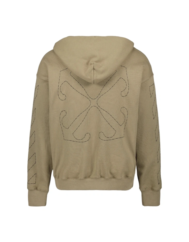 Off Stitch Skate Hoodie Beige