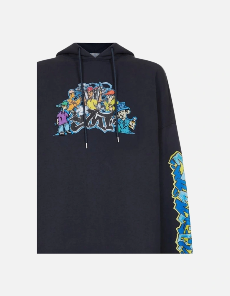 Graff Pupp Long Skate Hoodie Outerspace