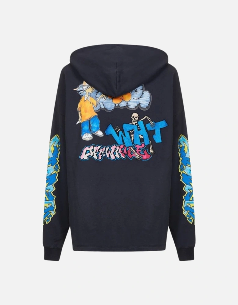 Graff Pupp Long Skate Hoodie Outerspace