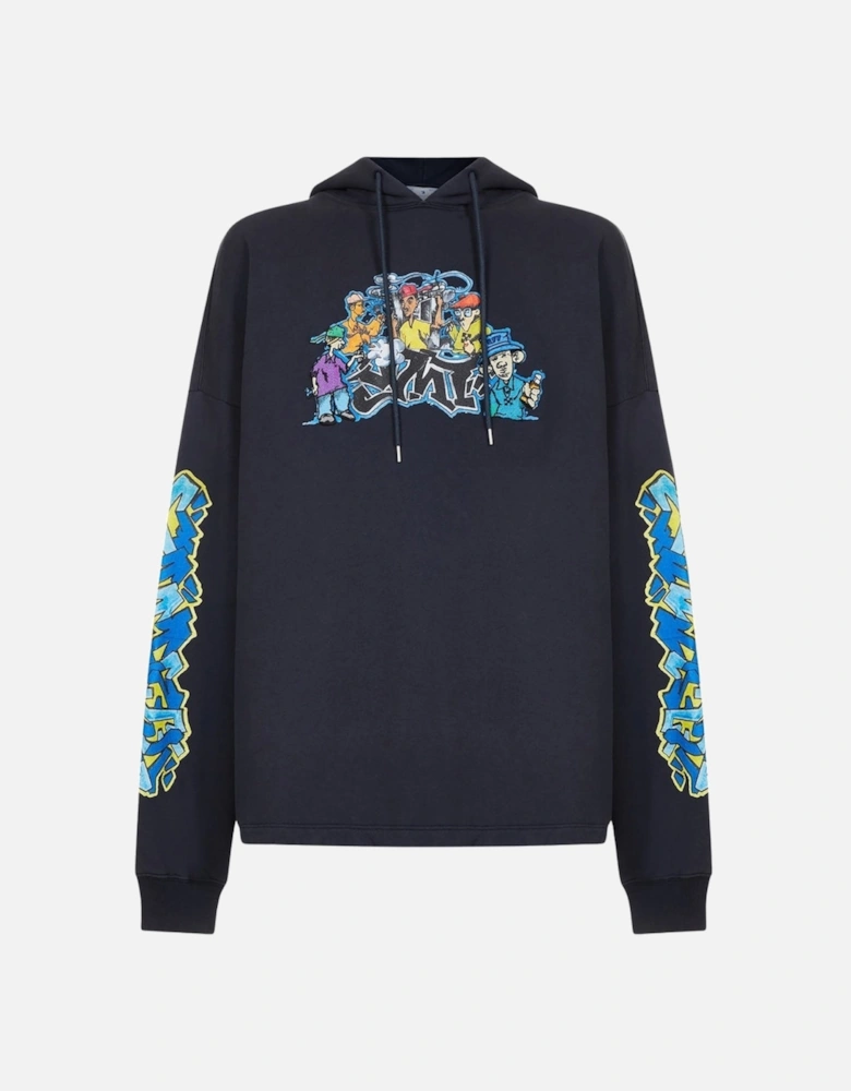 Graff Pupp Long Skate Hoodie Outerspace
