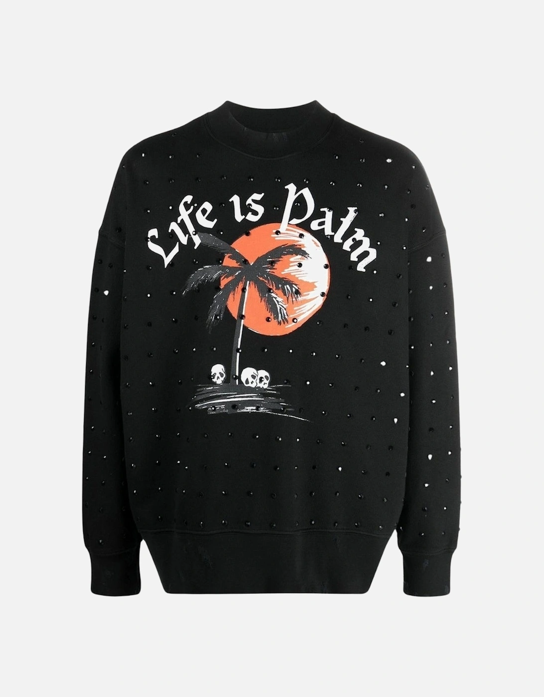 Gd Sunsetpalm Studded Crew Black, 5 of 4