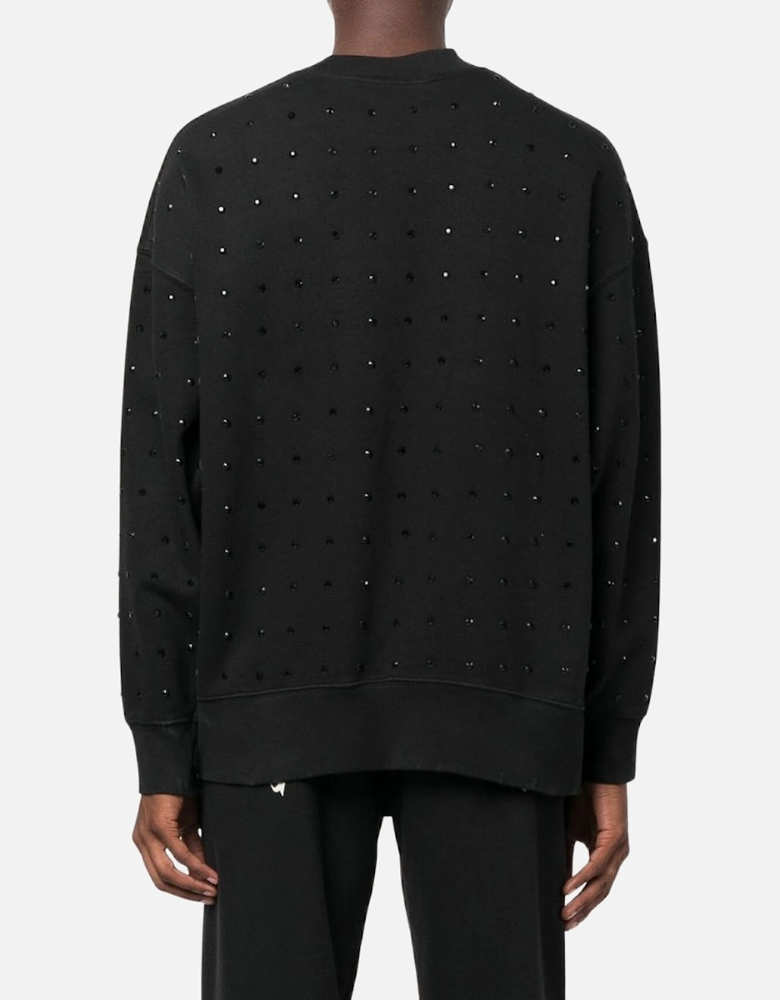 Gd Sunsetpalm Studded Crew Black