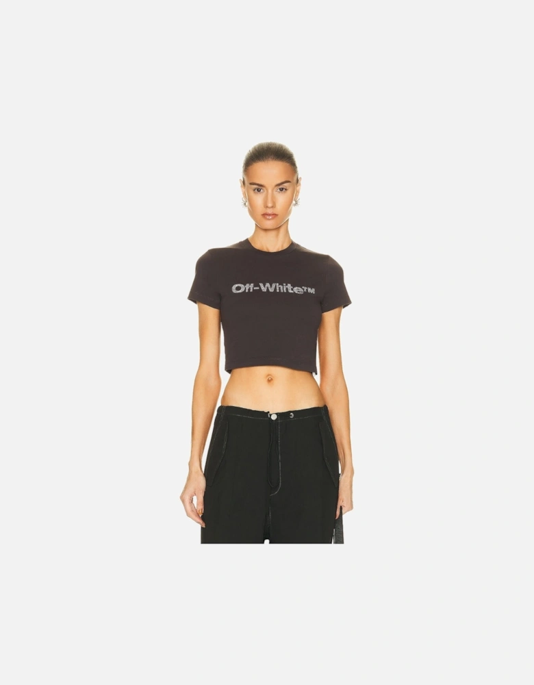 Bling Bounce 90S Fit Tee Dark Grey