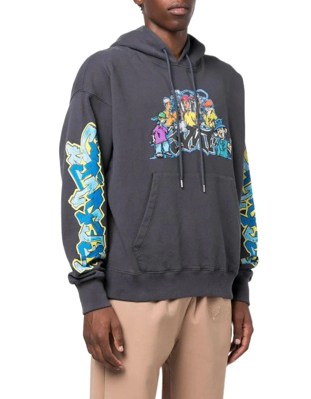 Graffiti Pupp Skate Hoodie Outerspace