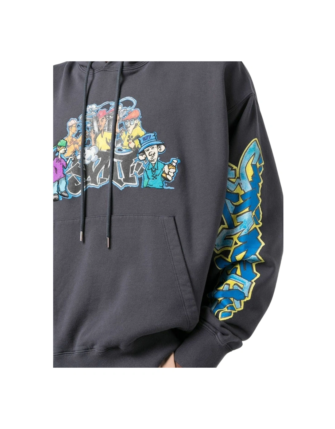 Graffiti Pupp Skate Hoodie Outerspace