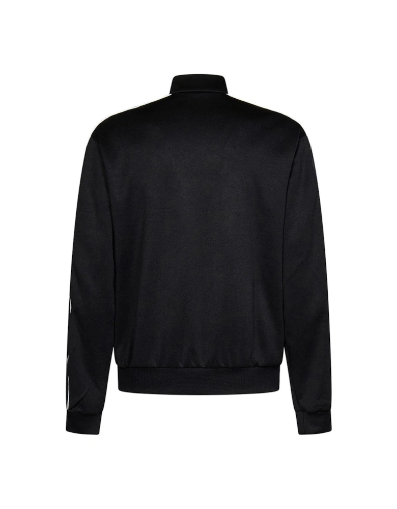Knit Tape Track Jacket Black