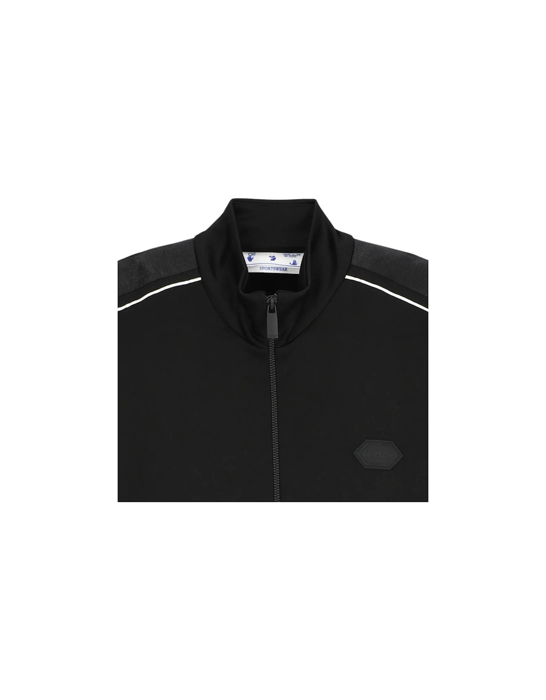 Knit Tape Track Jacket Black