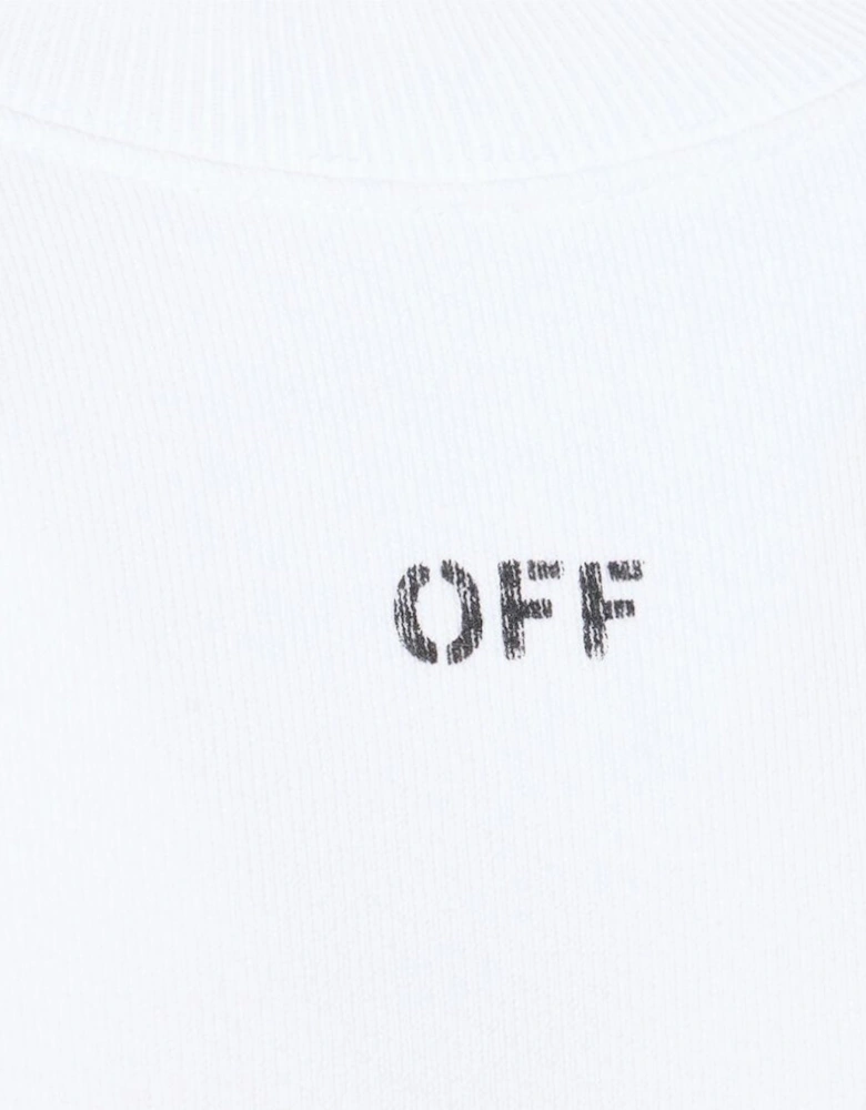 Off Stamp Skate Crewneck White