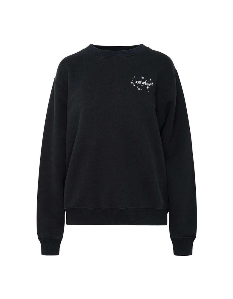 BlinG-Stars Arrow Reg Crewneck Black